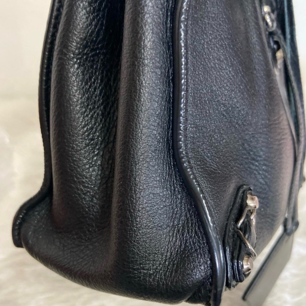 Balenciaga Black Leather Hobo with Front Zip and Card Holder - Picture 4 of 10